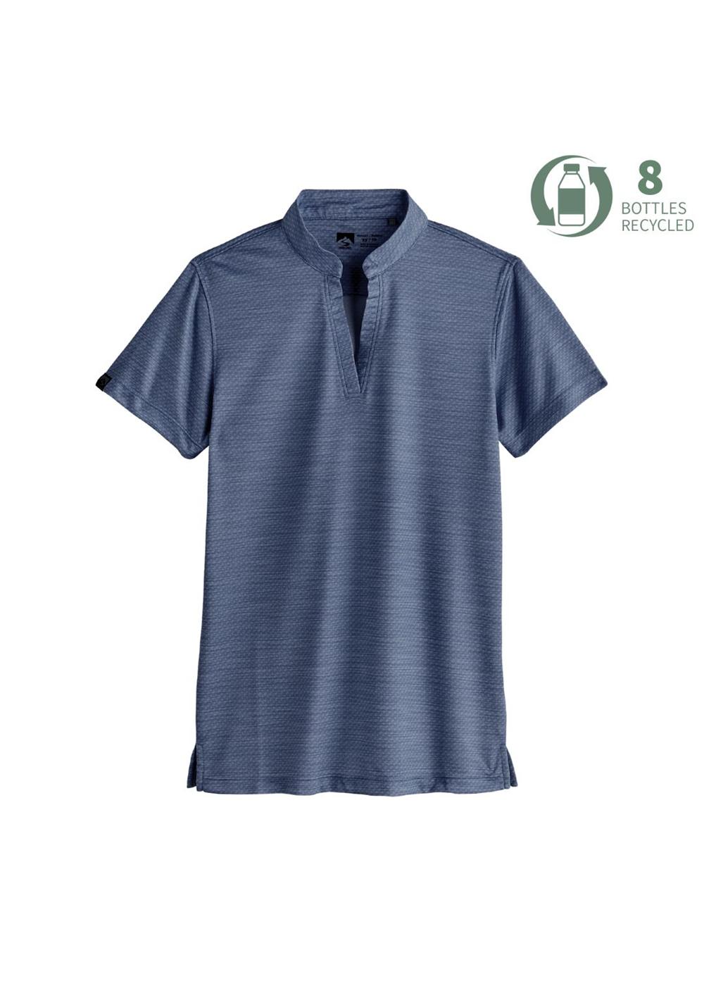 Storm Creek Women's Unwinder Printed Bamboo Short Sleeve Polo 4