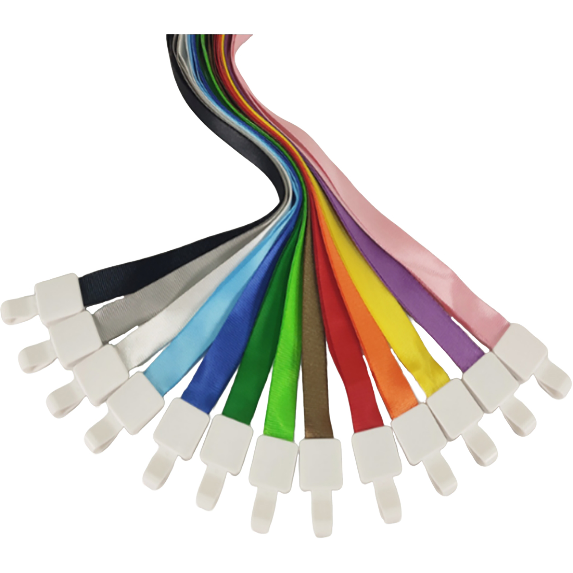 Polyester Neck Strap With ID Work Card Clip Lanyard 2