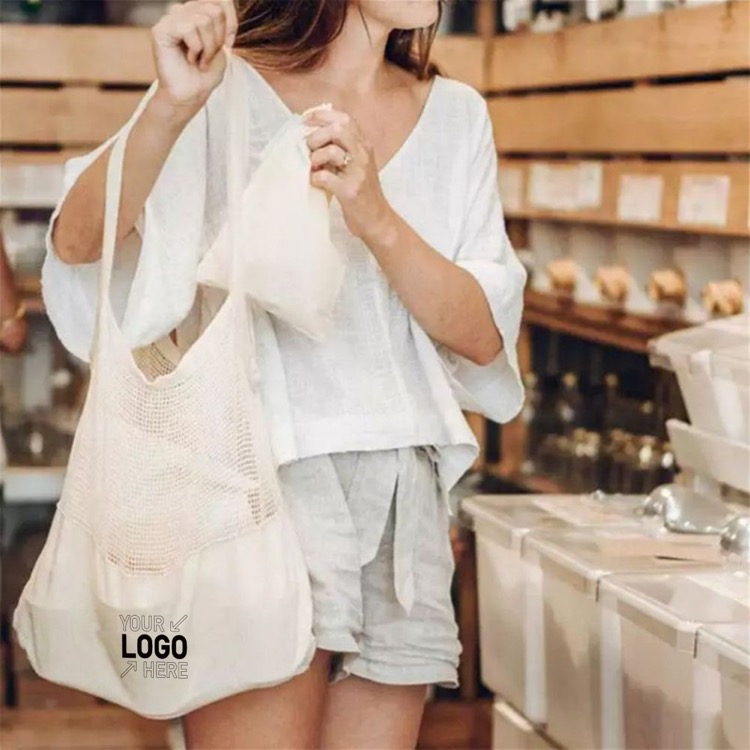 Reusable Cotton Mesh Grocery Bags 2