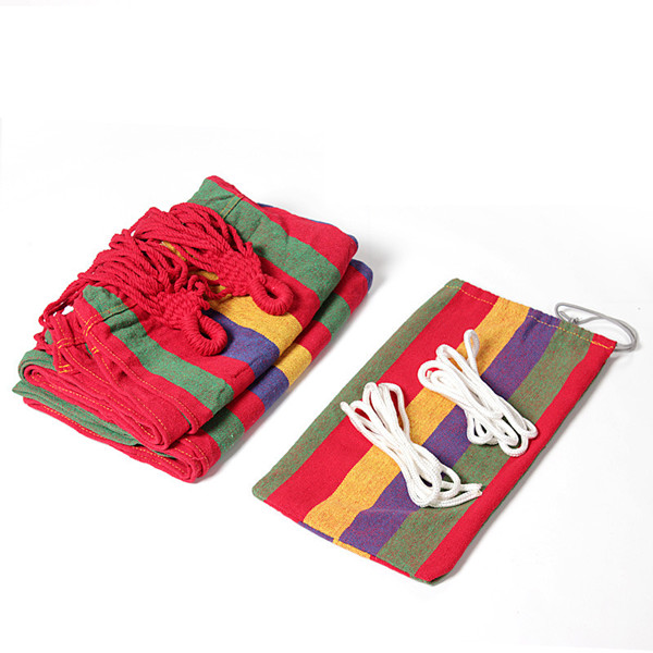 Rainbow Canvas Hammock 3