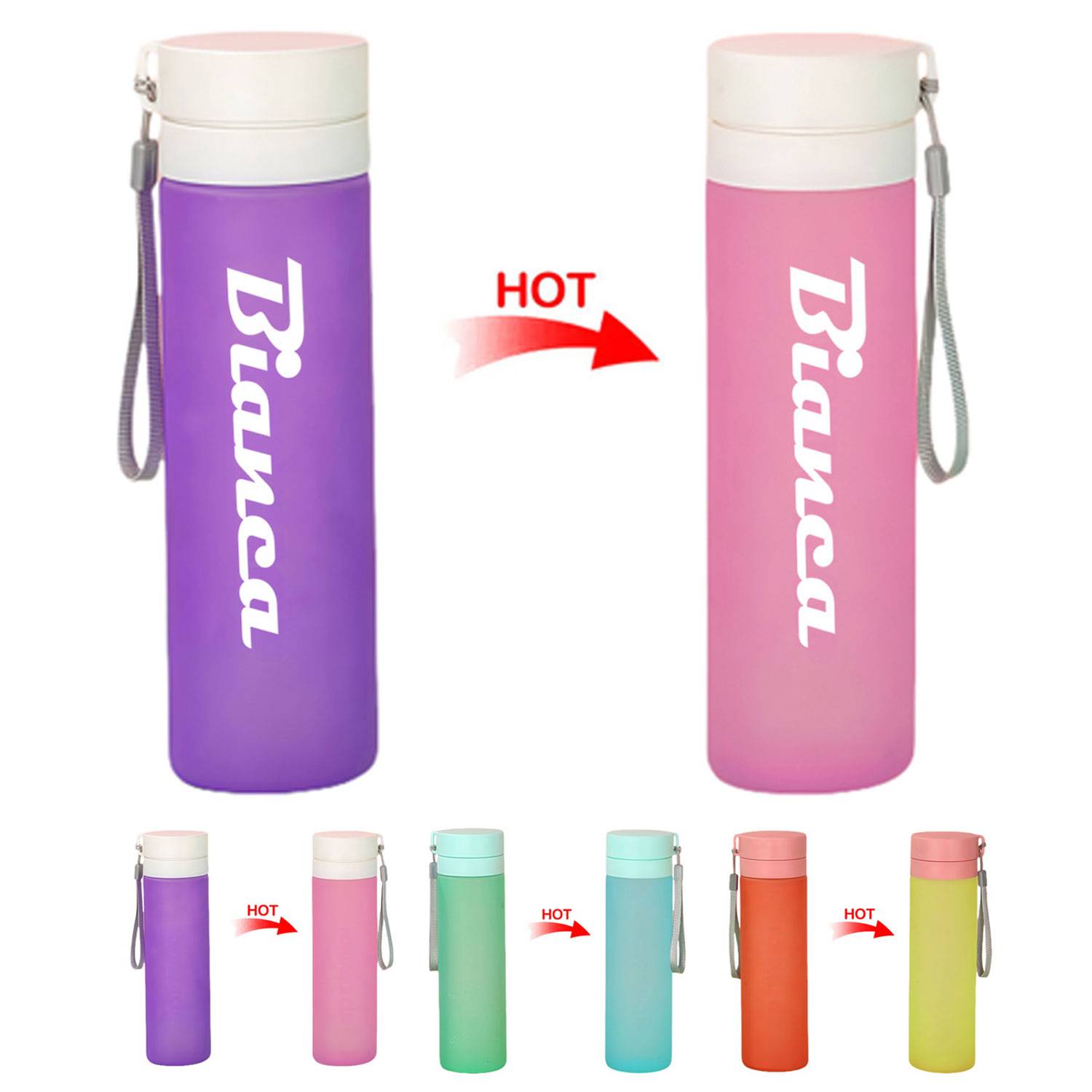 27oz Color-Changing Plastic Sports Water Cup 4