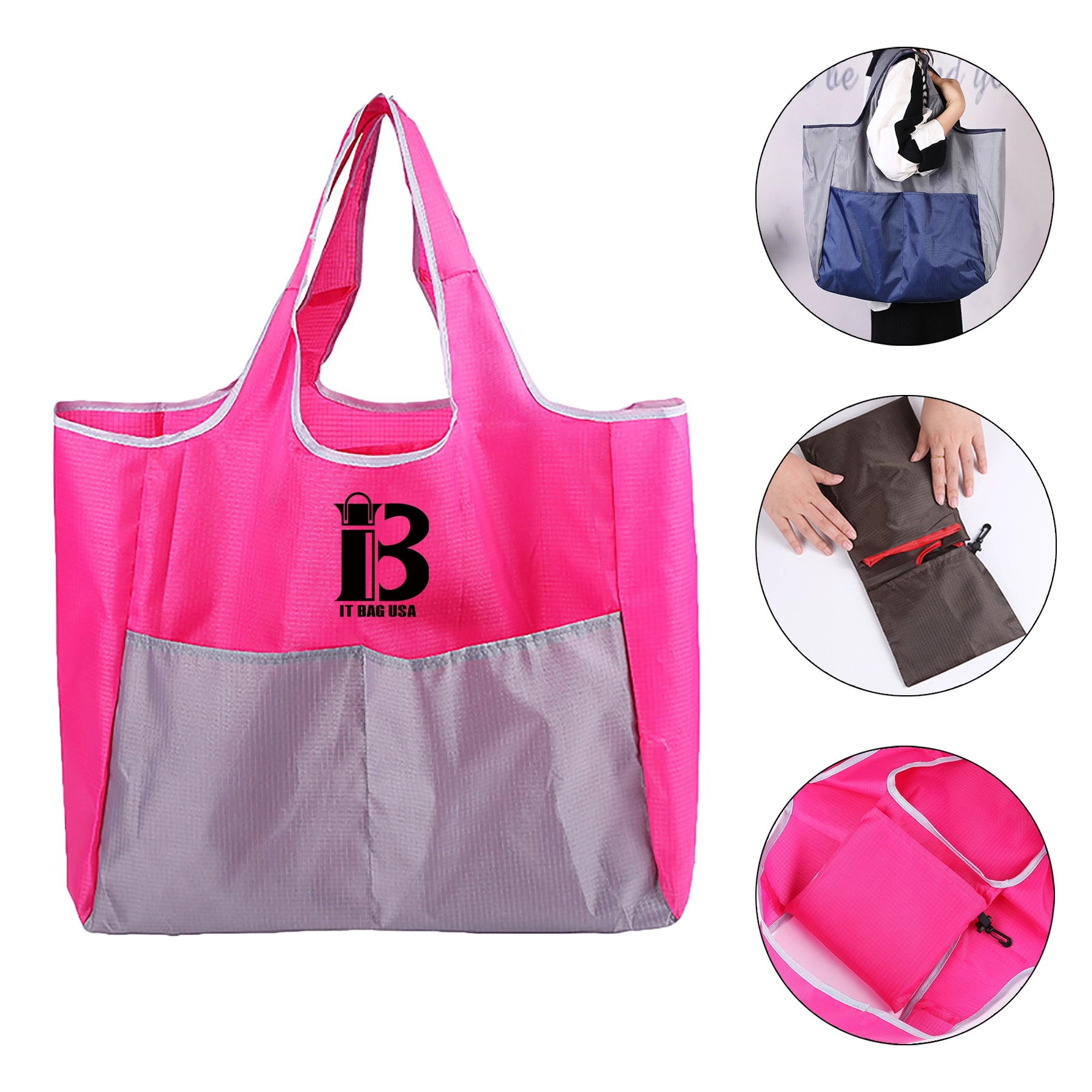 Shopping Reusable Grocery Tote Bags 8