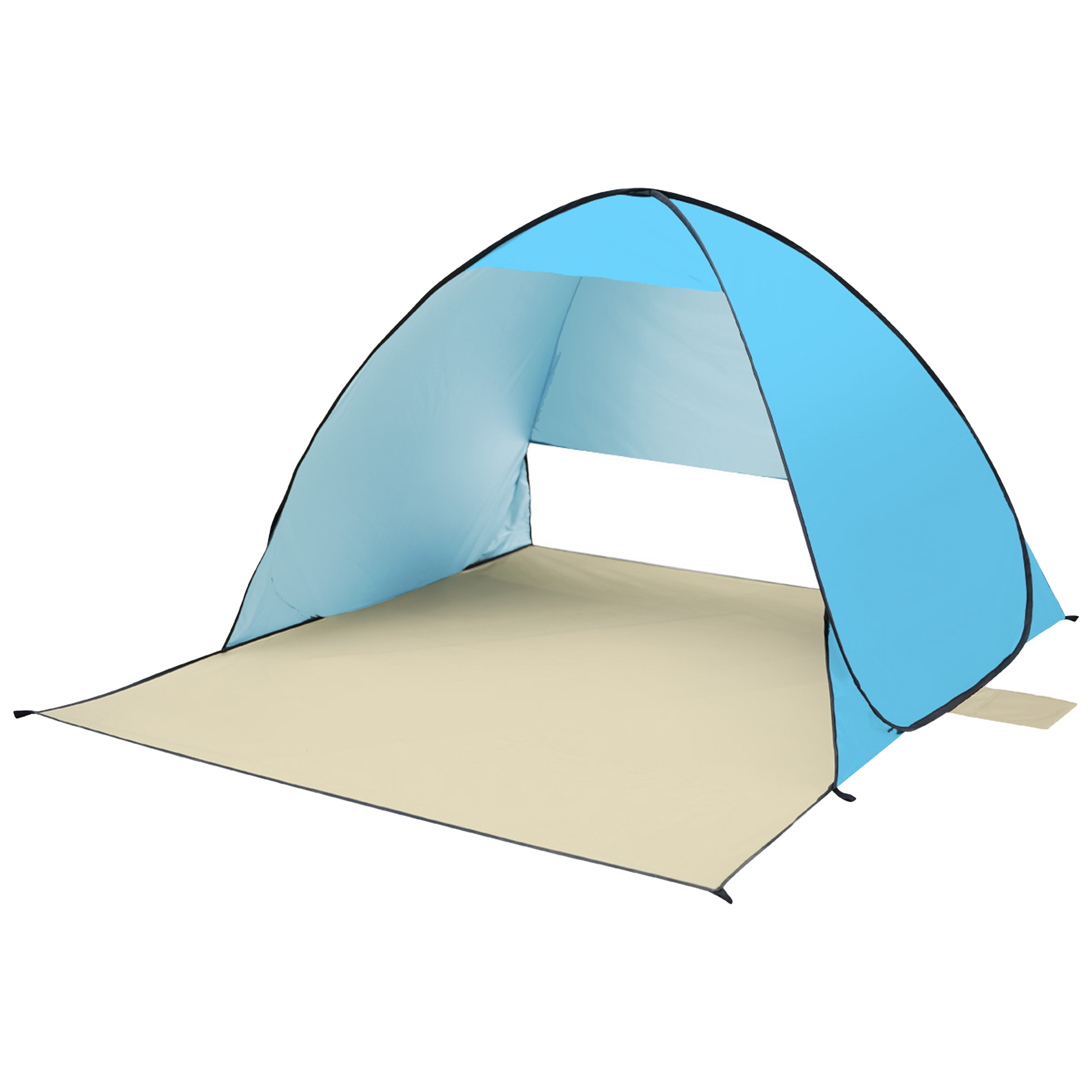 Polyester Sunshade Beach Tent 4