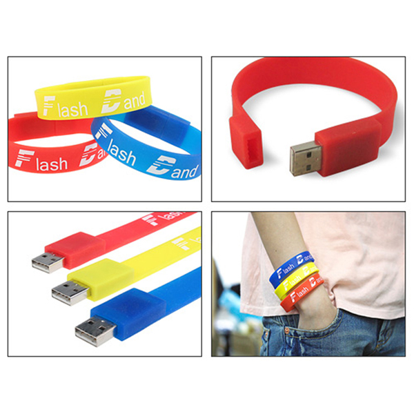 Silicone Wristband USB 3.0 Drive Bracelet 6