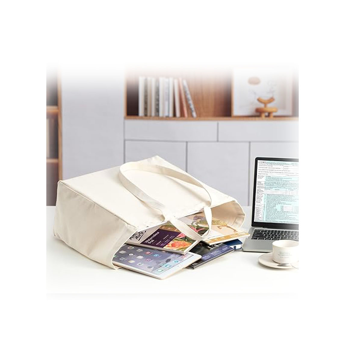 Cotton Canvas Grocery Shopping Bags 2