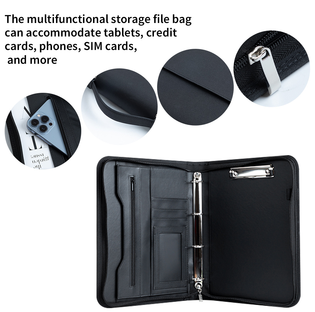 A4 Padfolio Office Organizer 3