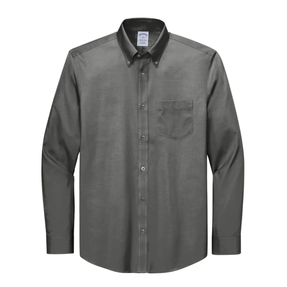 Brooks Brothers(R) Wrinkle-Free Stretch Pinpoint Shirt 2