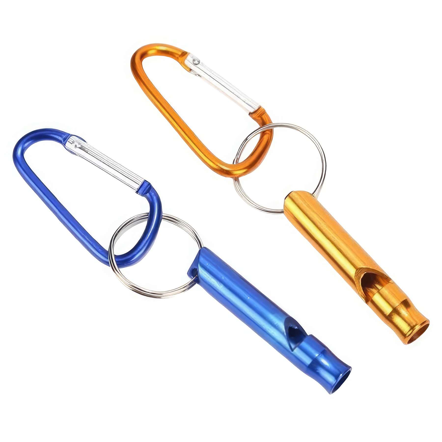 Aluminum Alloy Whistle with Carabiner 3