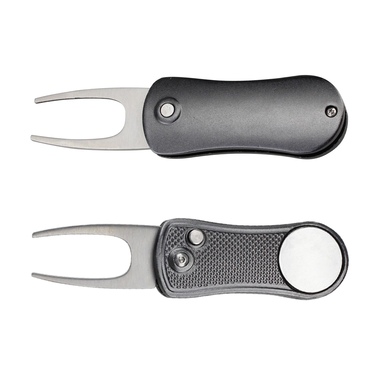 Foldable Golf DivotRepair Tool with Magnetic Ball Marker 8
