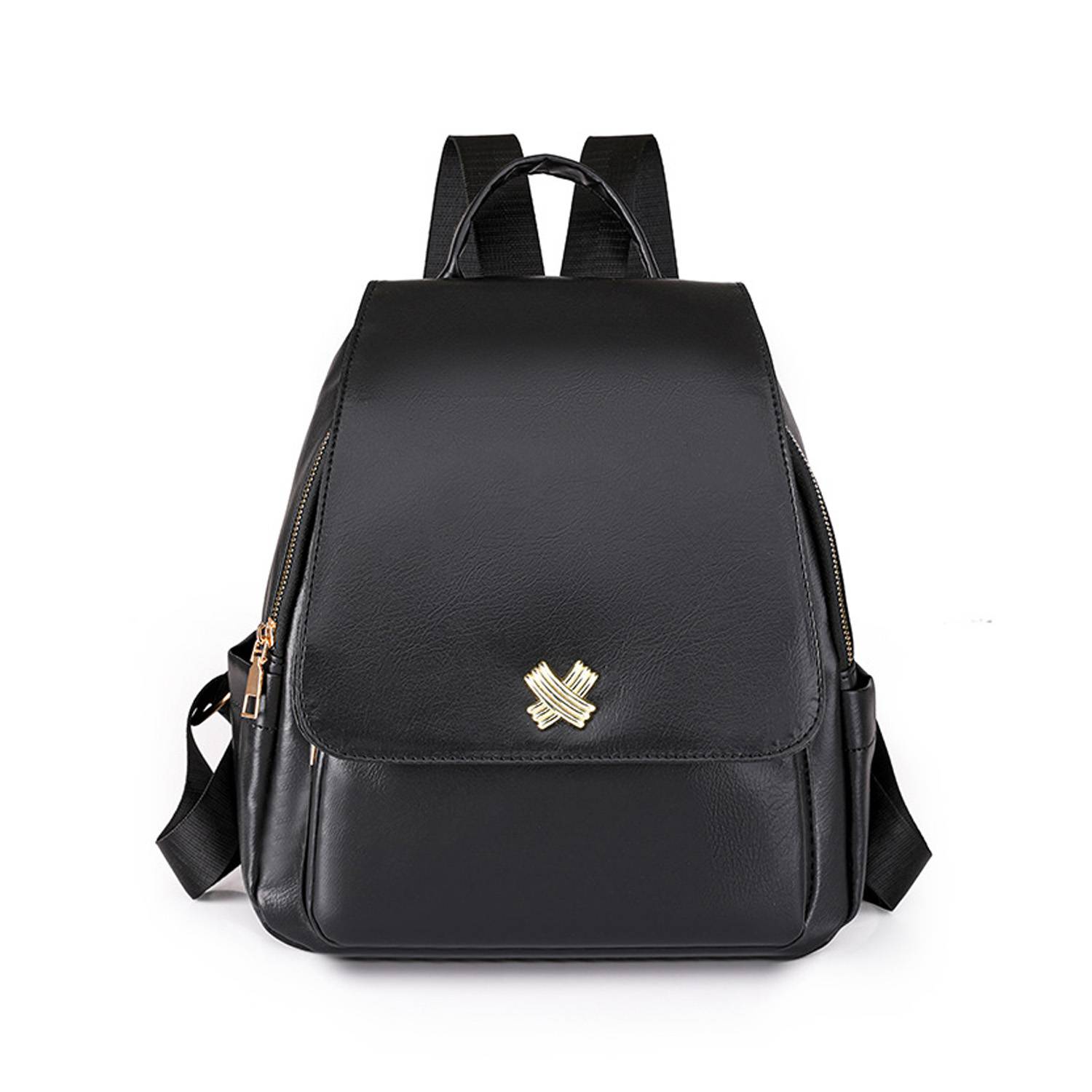 PU Leather portable leisure fashion travel backpack 4