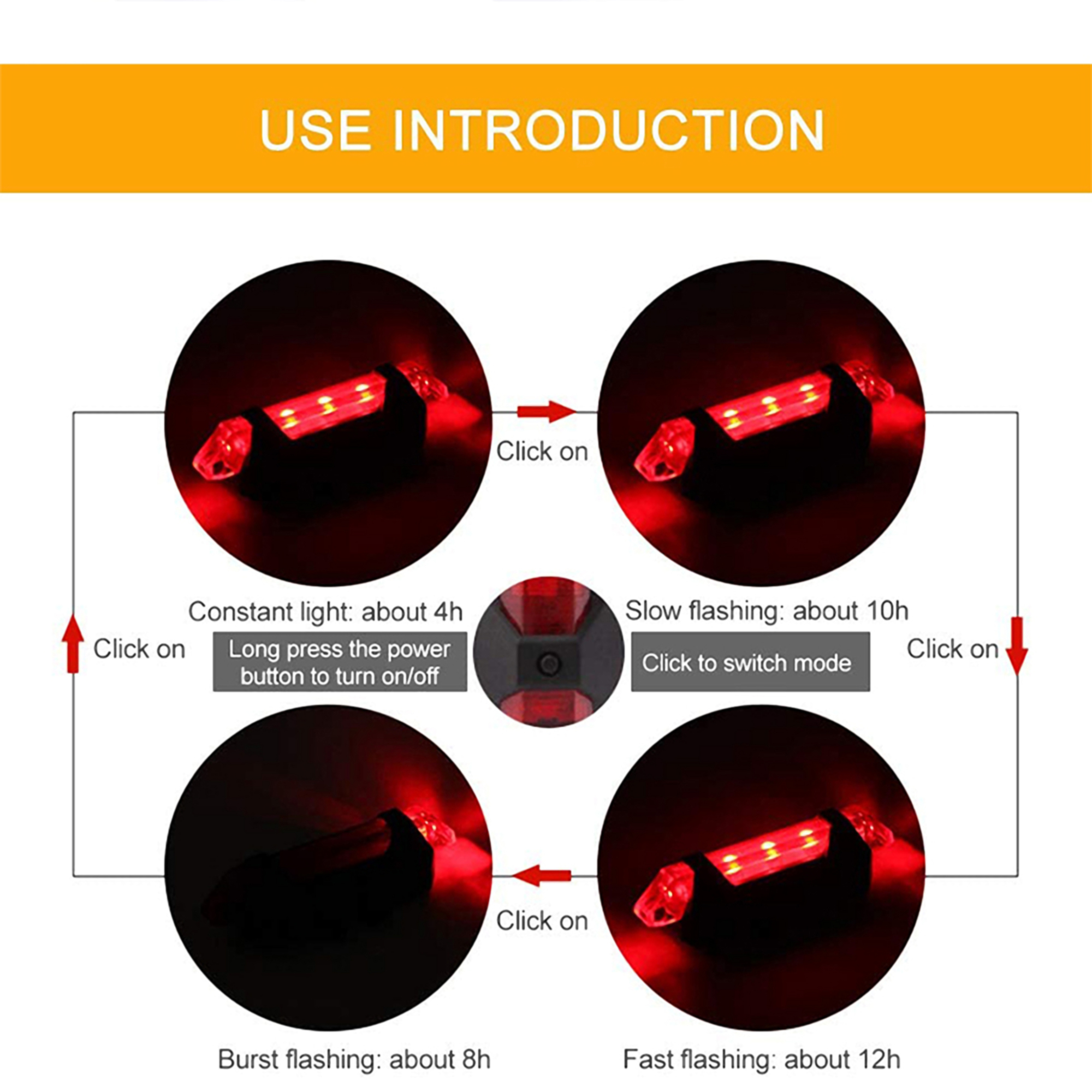 Waterproof Bike Tail Light 3