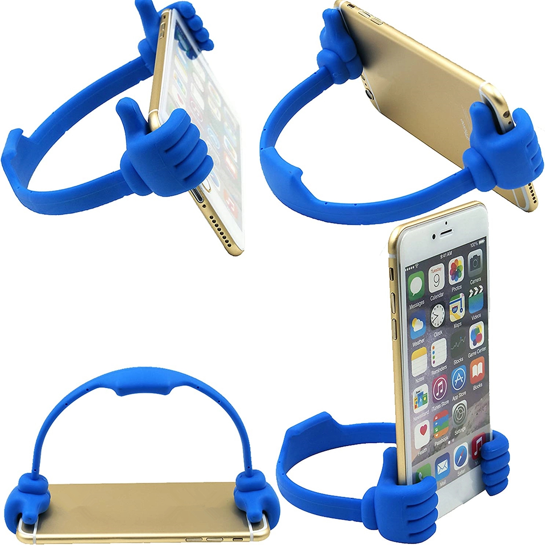 Flexible Thumb Smartphone Tablet Mount Holder 3