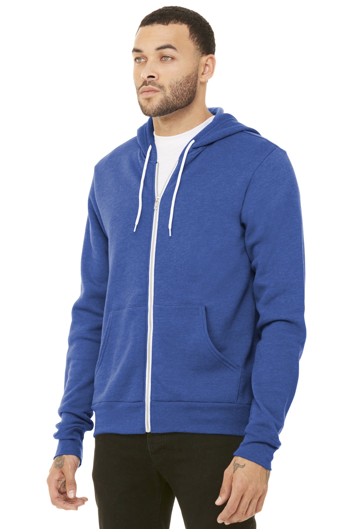 BELLA+CANVAS® Unisex Sponge Fleece Full-Zip Hoodie 84