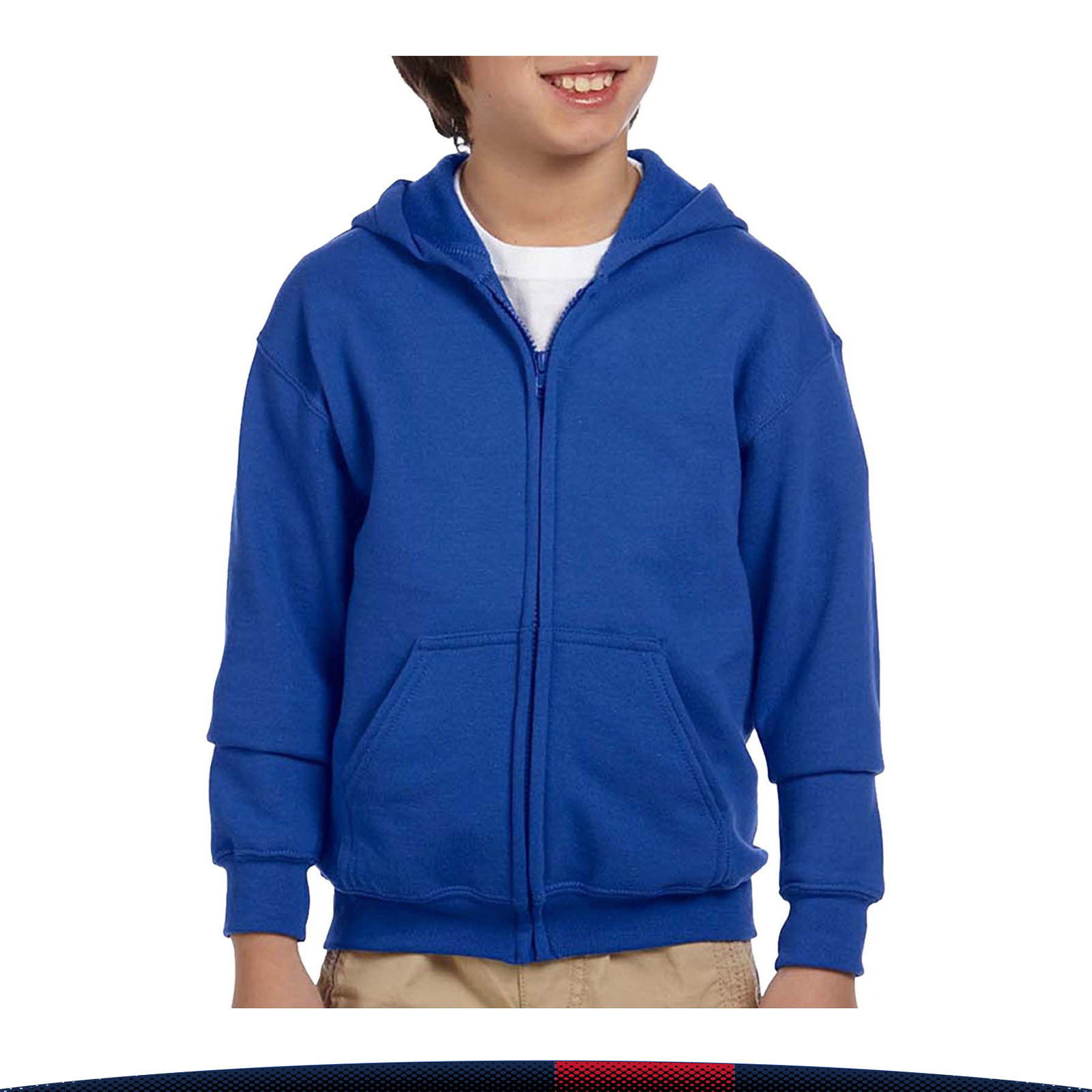 Gildan® Youth Full Zip Sweatshirts 2