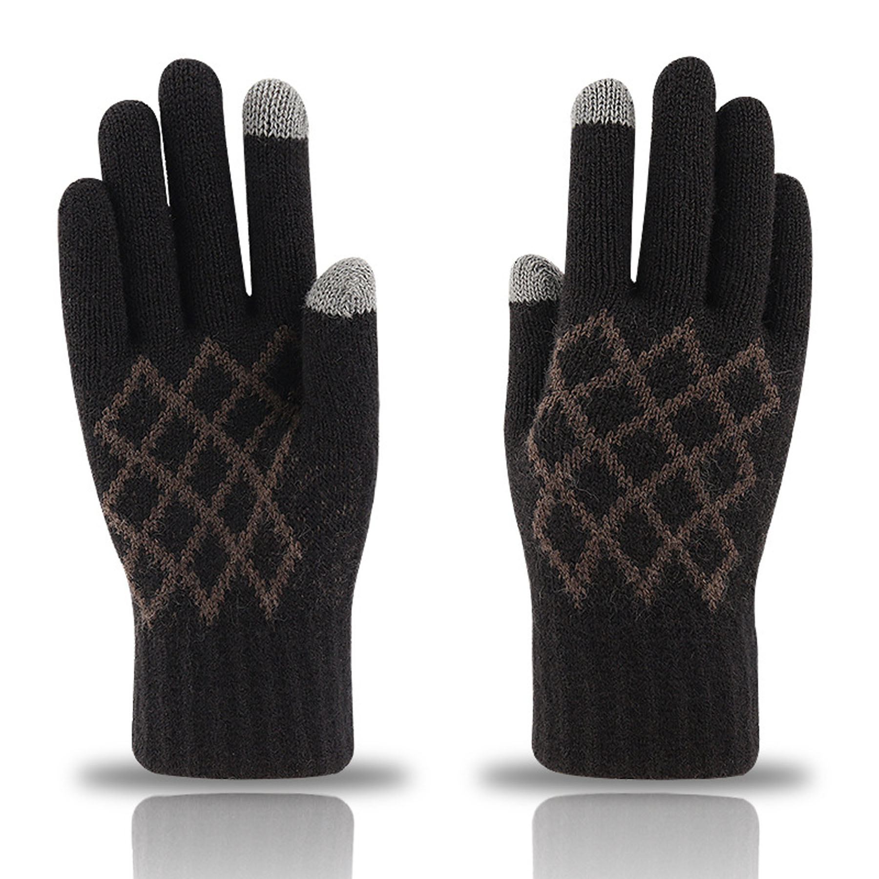 Men's Fleece-Lined Touchscreen Gloves 3