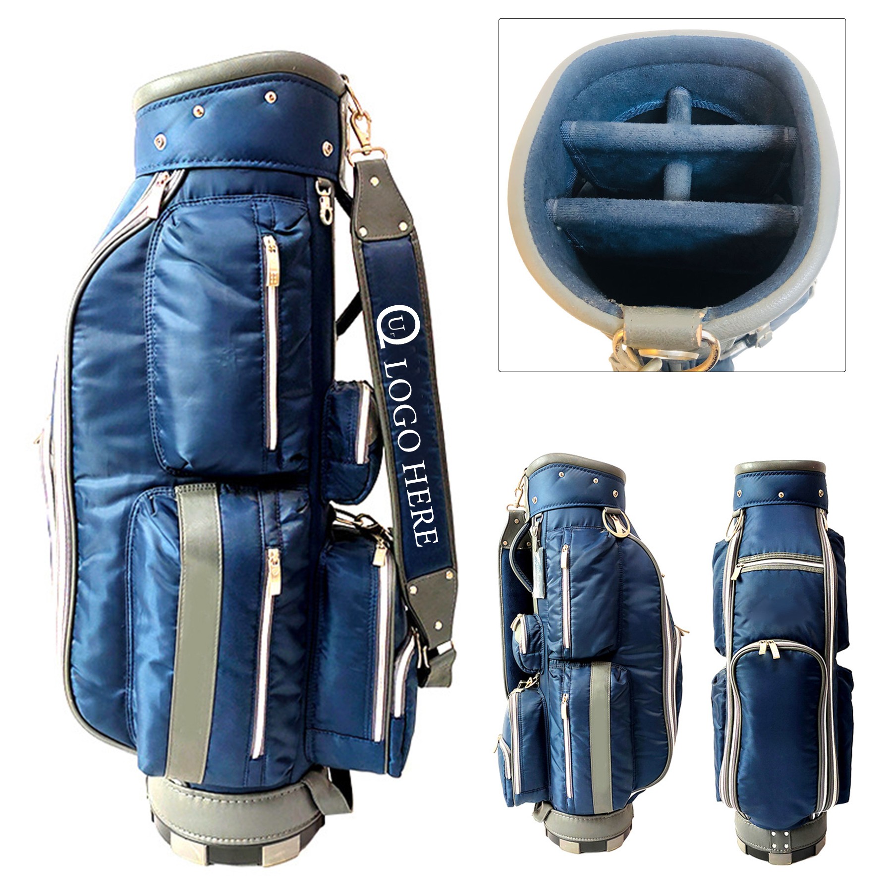 16.73X10.43X35.43 Inch Polyyester Golf Bag