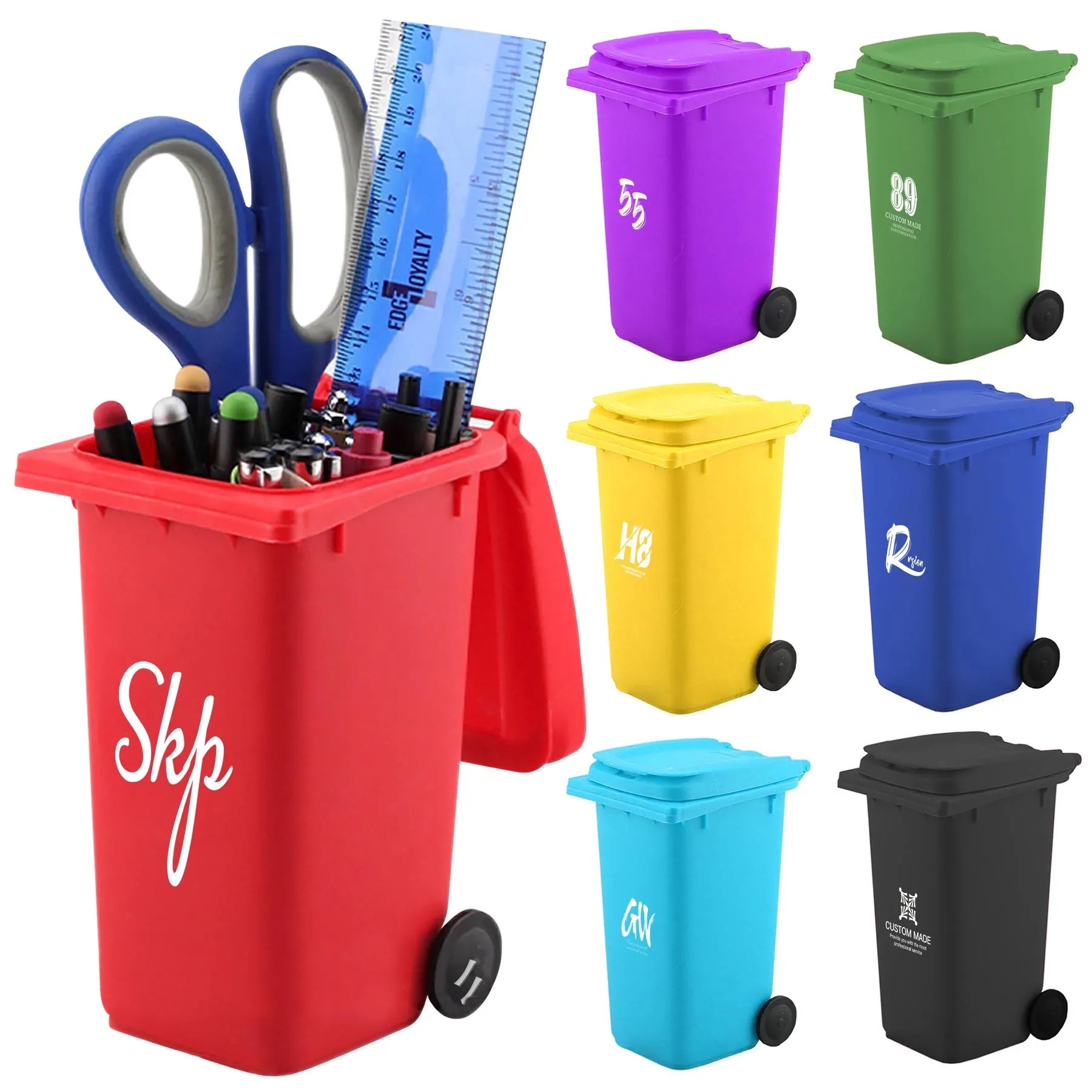 Trash Can Pencil Holder 2
