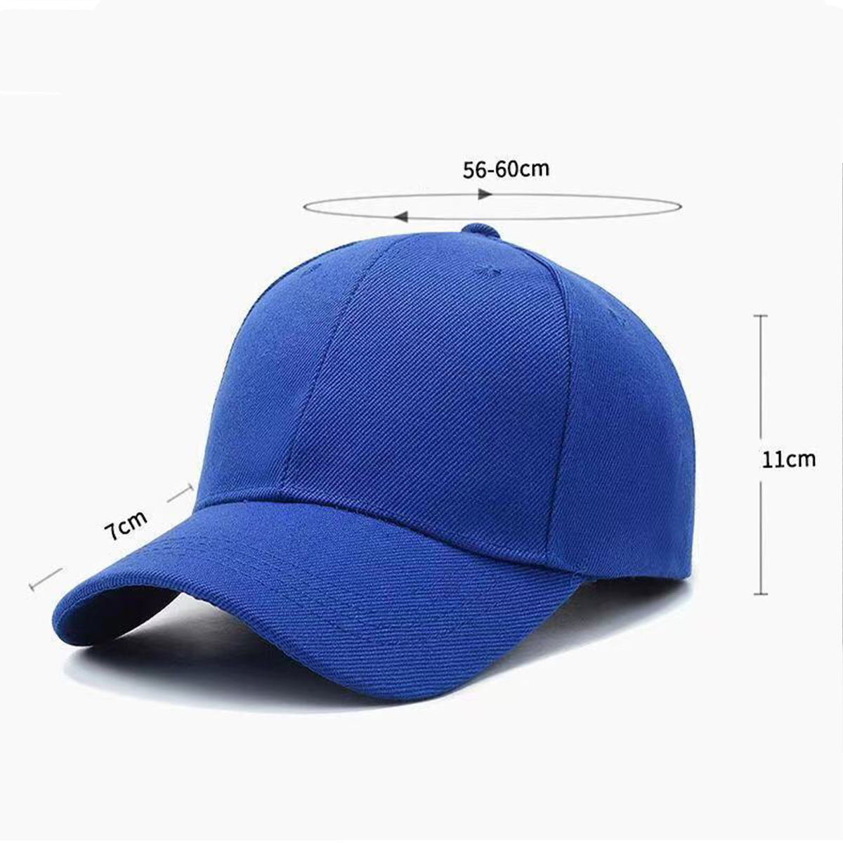 Solid Color Thick Outdoor Sun Hat Baseball Cap 6