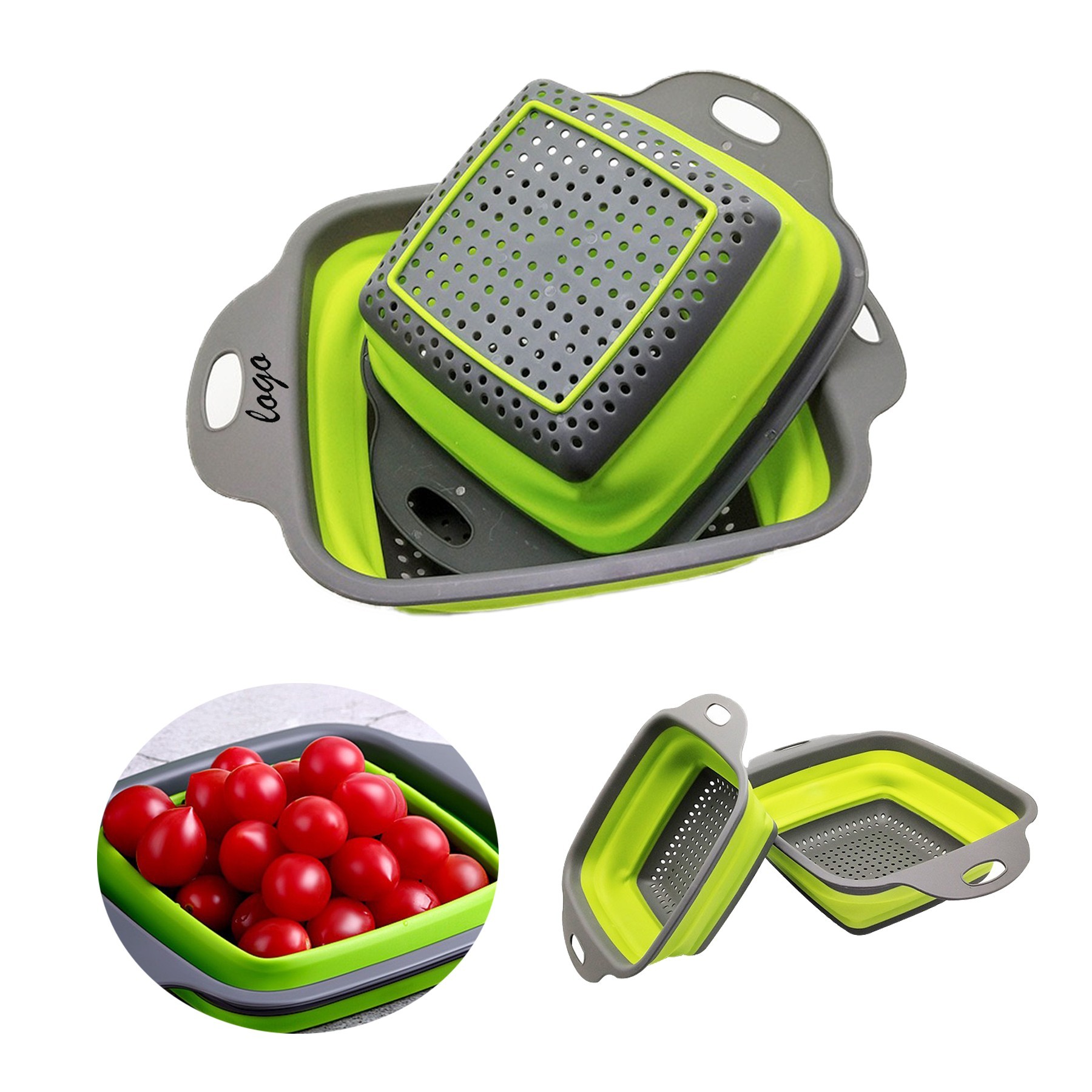 Square Foldable Drain Basket 3
