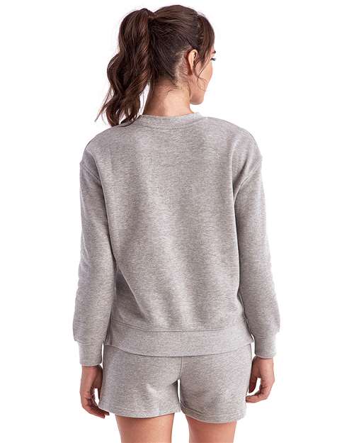 Women's Billie Side-Zip Crewneck Sweatshirt - TD600 2