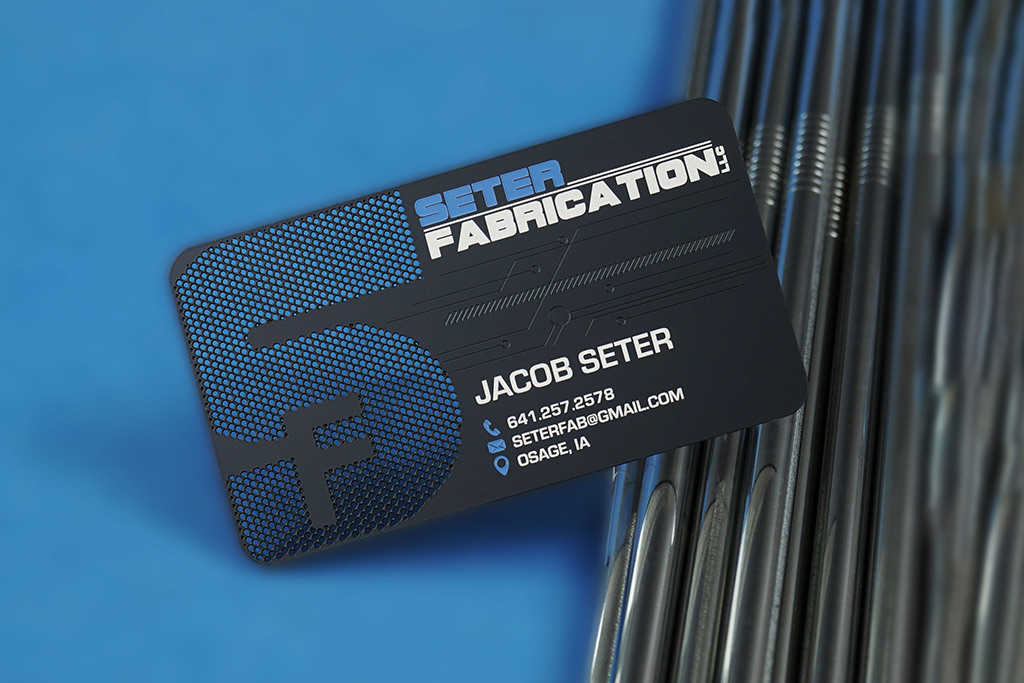 Black Metal Business Cards 68