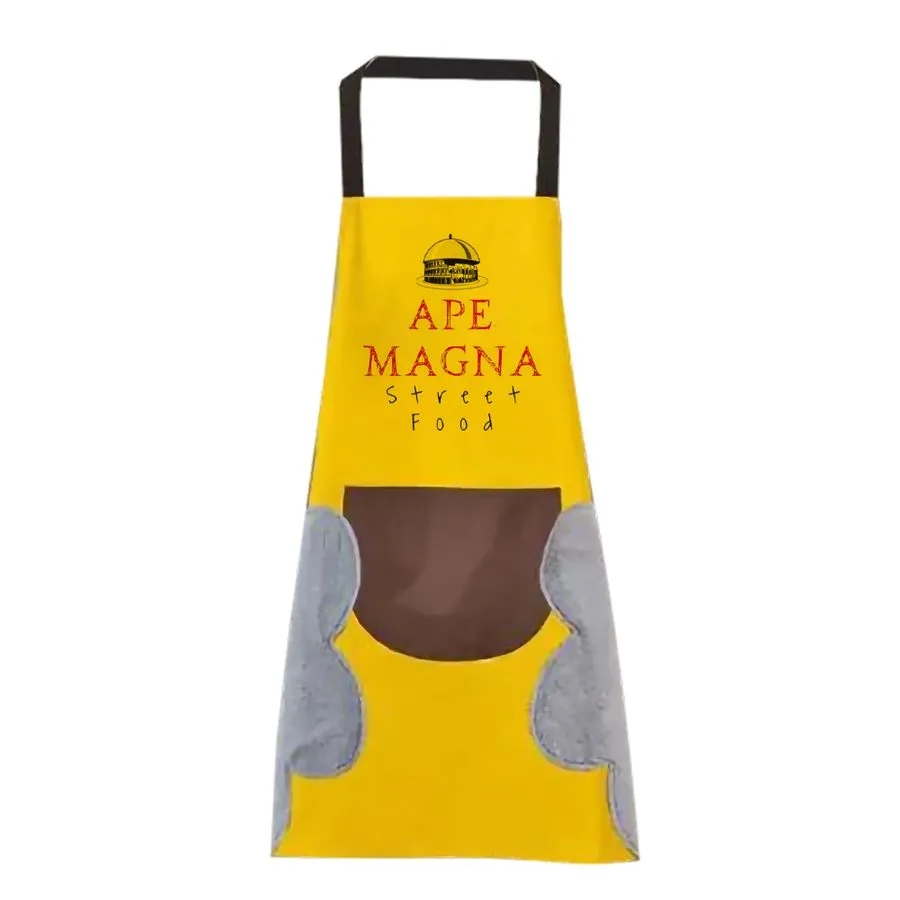Waterproof Apron Semi-Flower Pocket 9