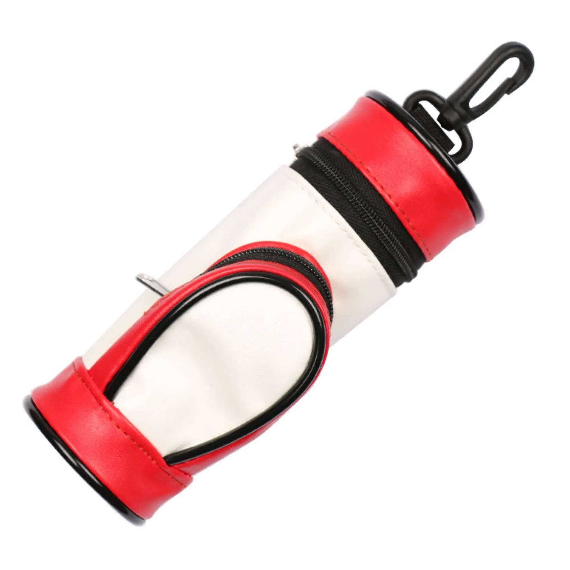 PU Golf Ball & Tee Pouch With Hook 6