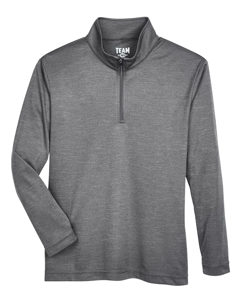 Youth Zone Sonic Heather Performance Quarter-Zip Pullover - TT31HY 47