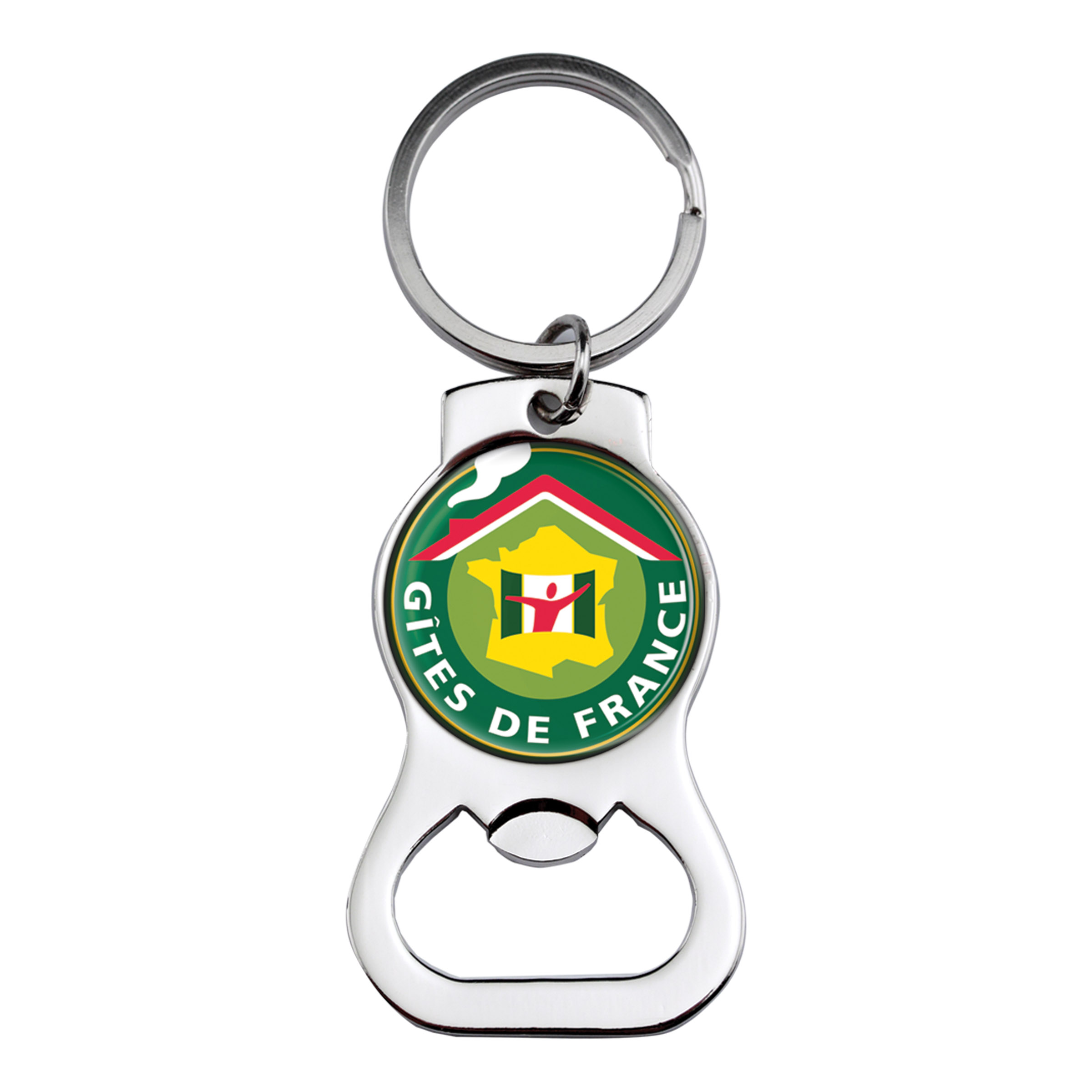 Keychain Bottle Opener - Full Color Dome 5