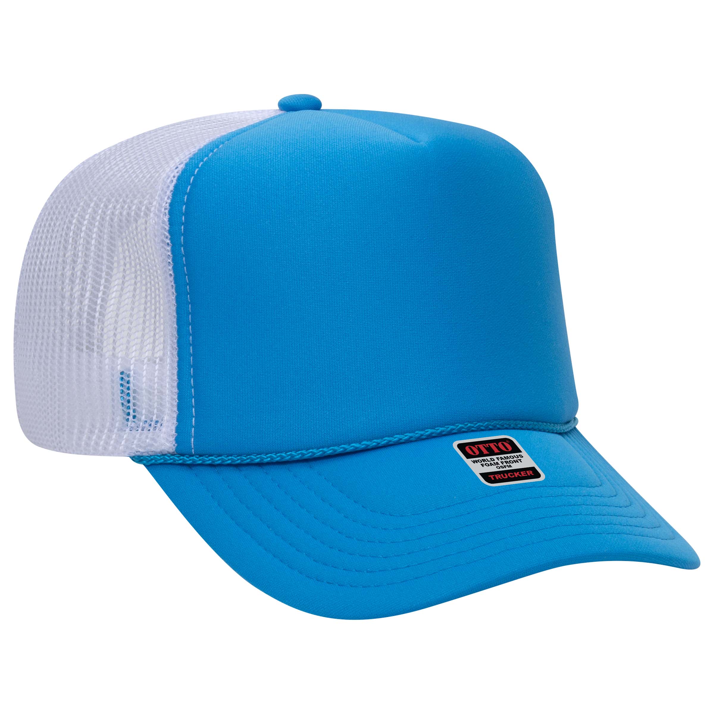 OTTO CAP® 5 Panel High Crown Mesh Back Trucker Hat 170