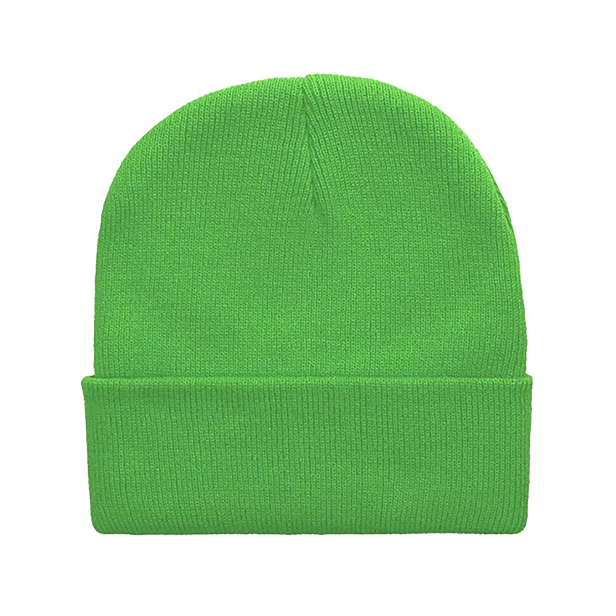 Classic Embroidered Knit Beanie Hat 8