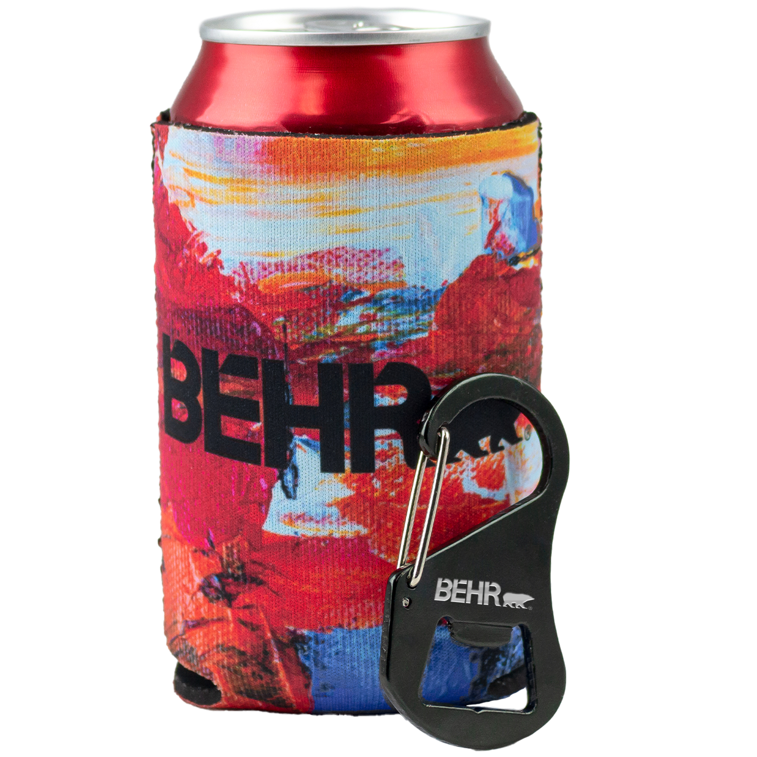Pocket-Sized Event Kit with Bottle Opener & Full-Color Can Cooler 1