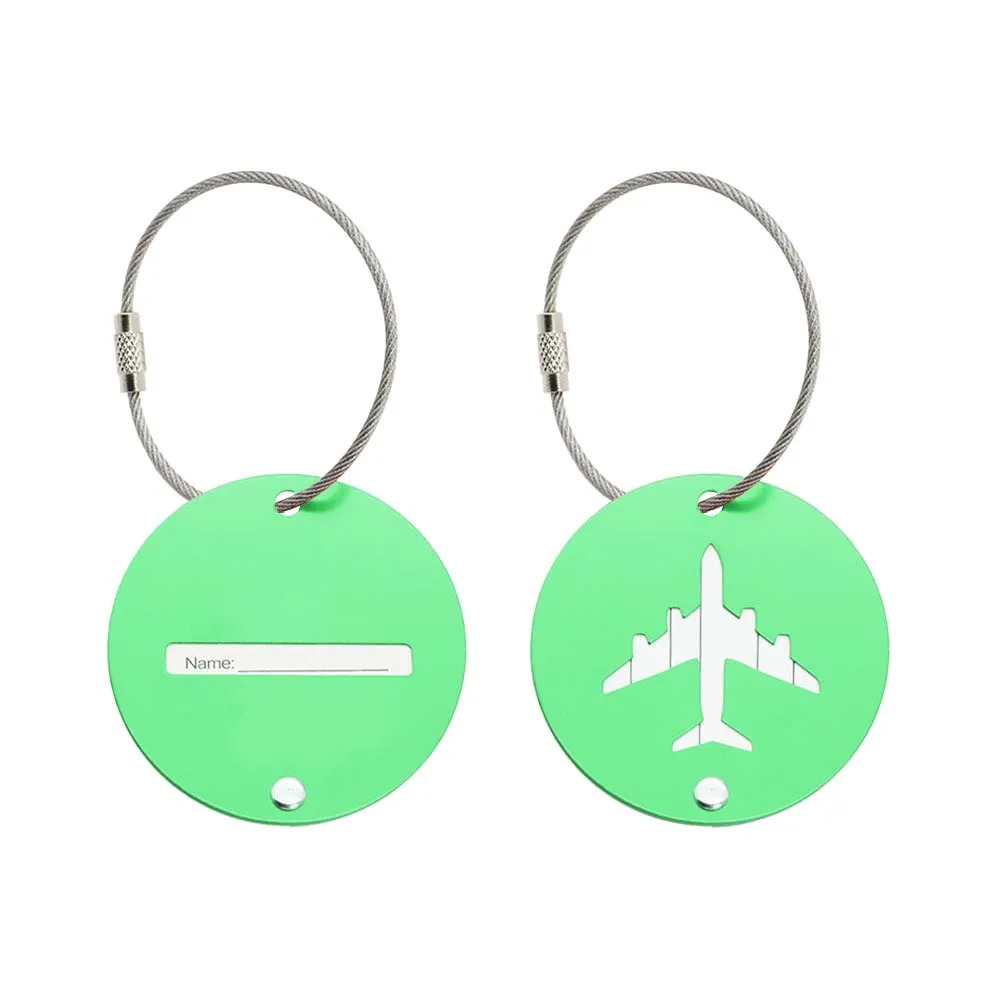 Aircraft Aluminum Alloy Luggage Tags 10
