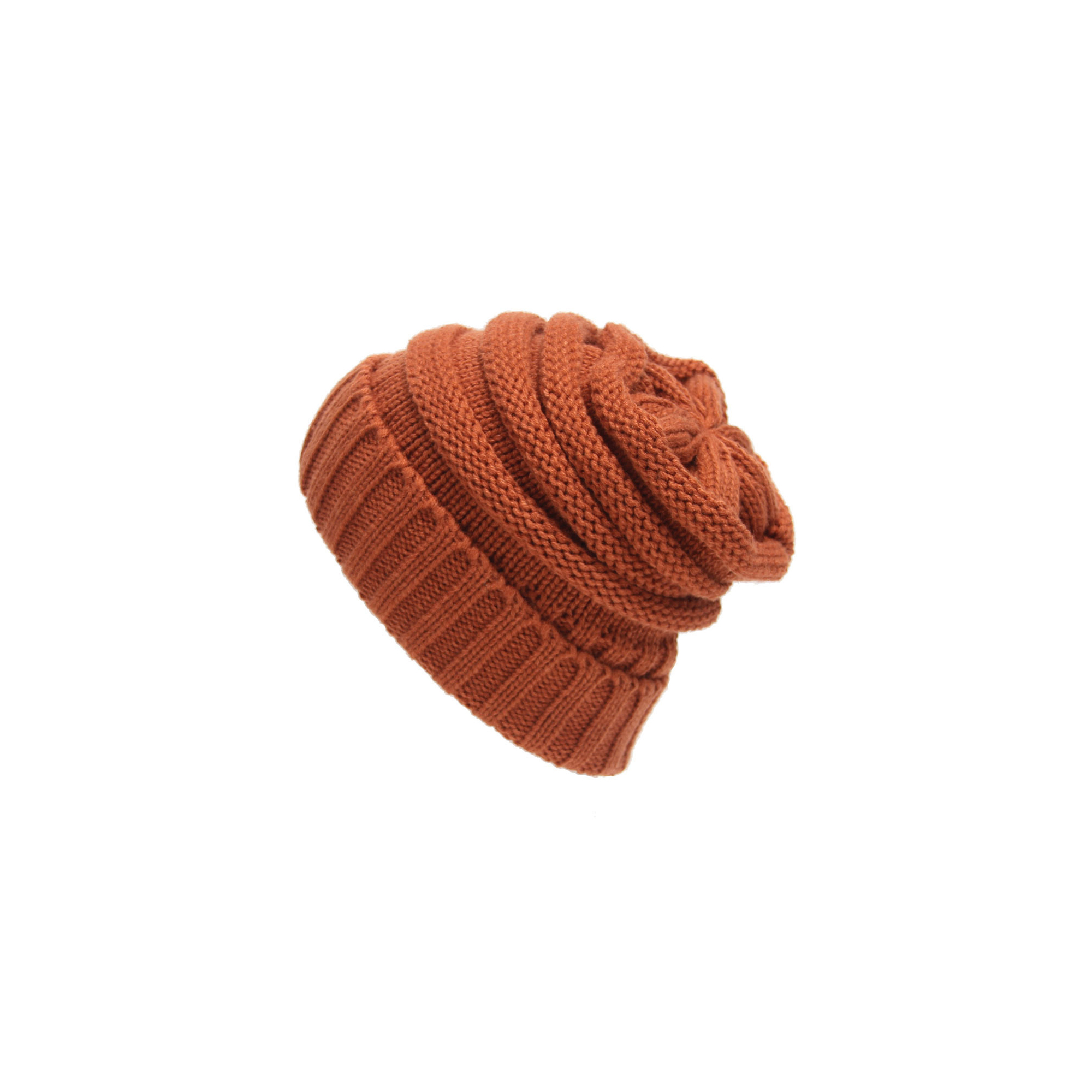 Acrylic Rib Knit Slouch Beanie 7