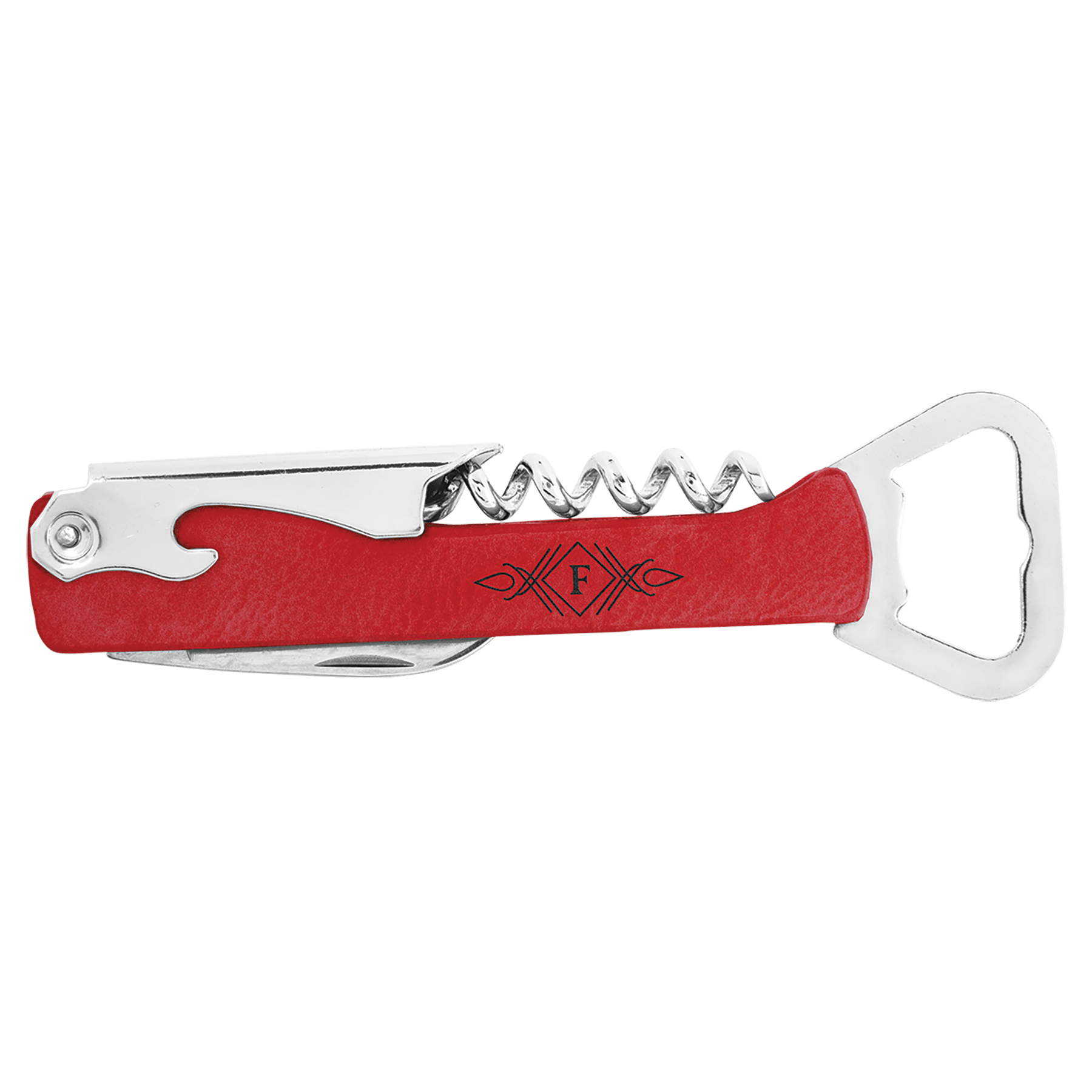 Laserable Leatherette Wine Bottle Opener 15
