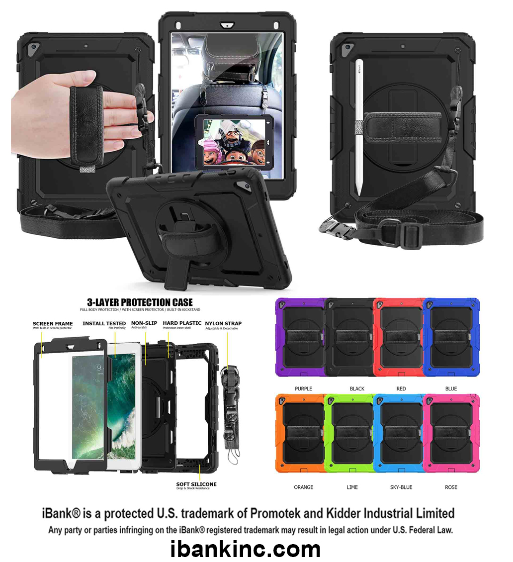 iBank ® iPad 10.2" Shockproof Case compatible with 9th/8th/7th 2021-2019 2