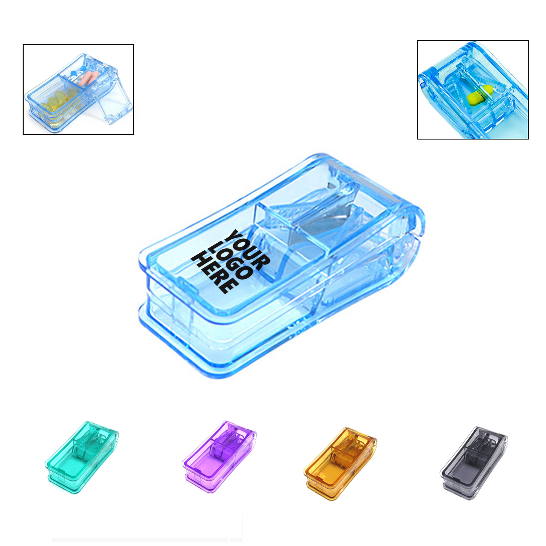 Pill Box with Cutter 2