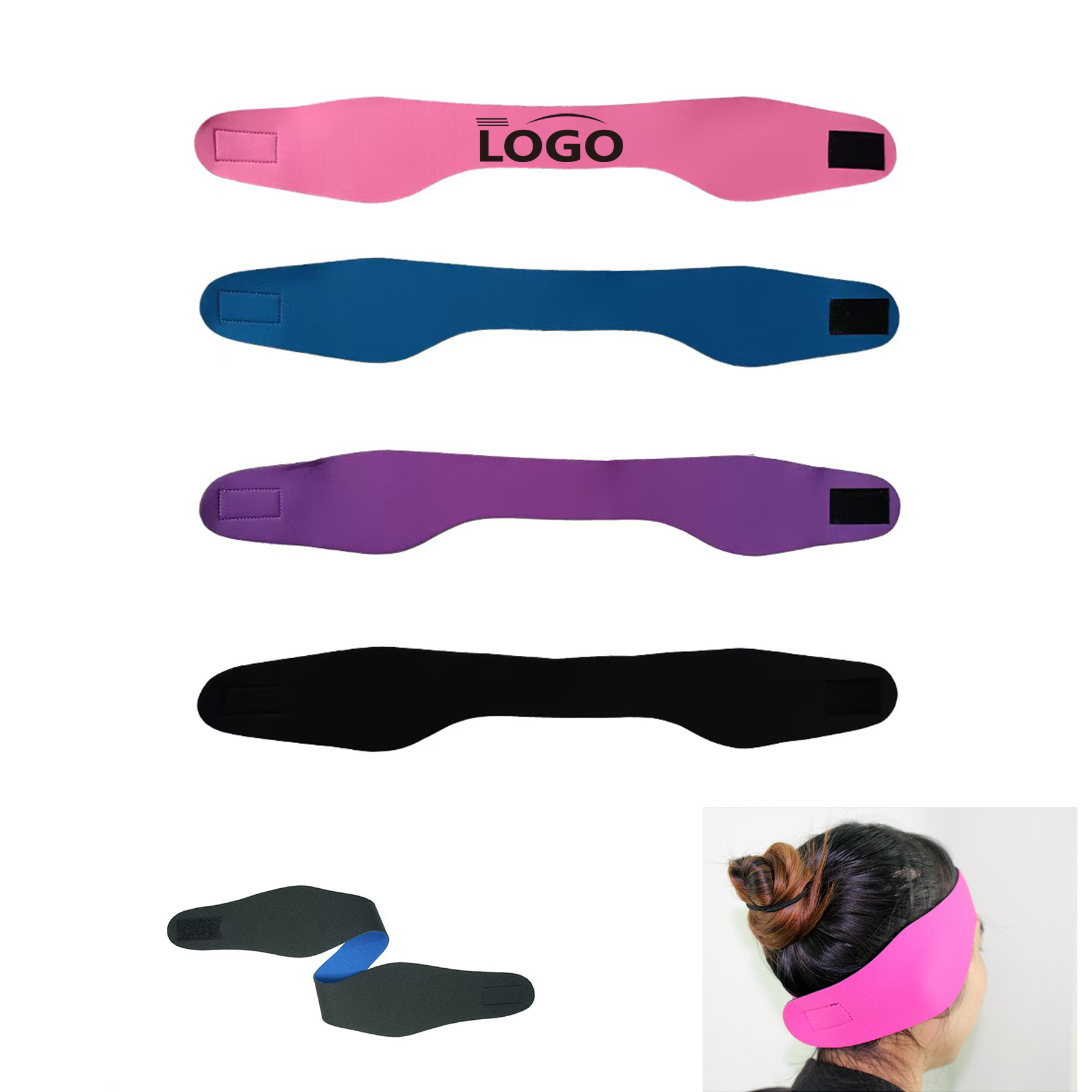 Adjustable Swimming Headband Ear Band 2