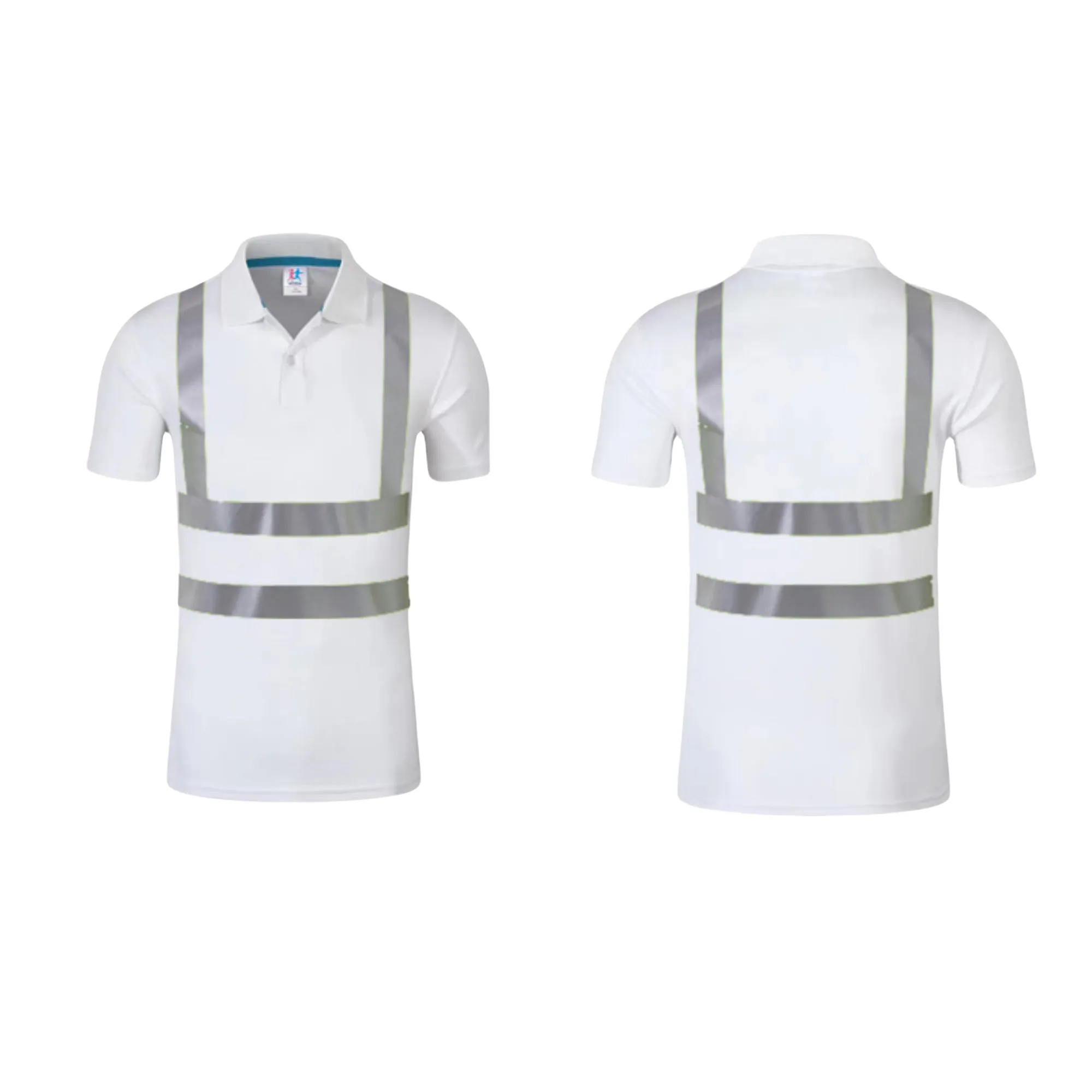 High-Visibility Polo Shirts With Reflective Strips 15
