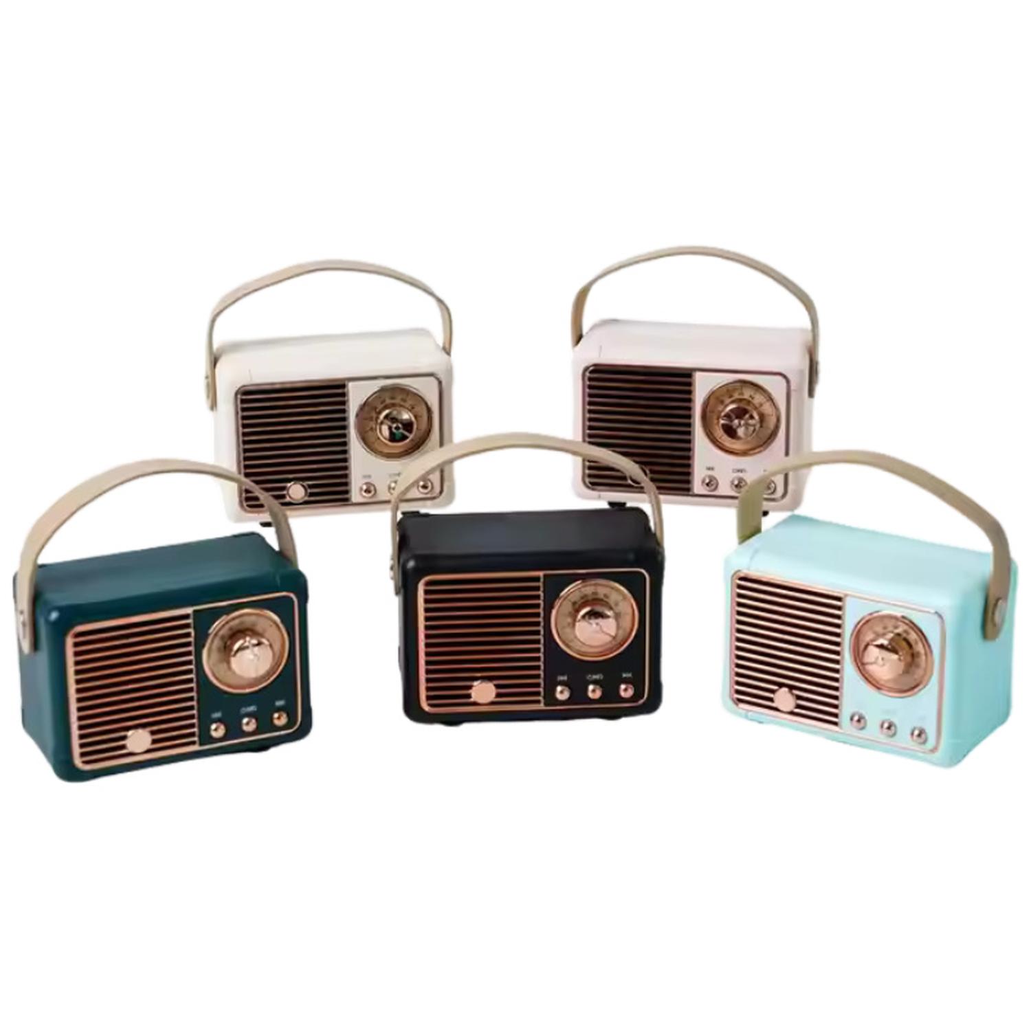 Classic Retro Stereo Wireless Bluetooth Speaker 6