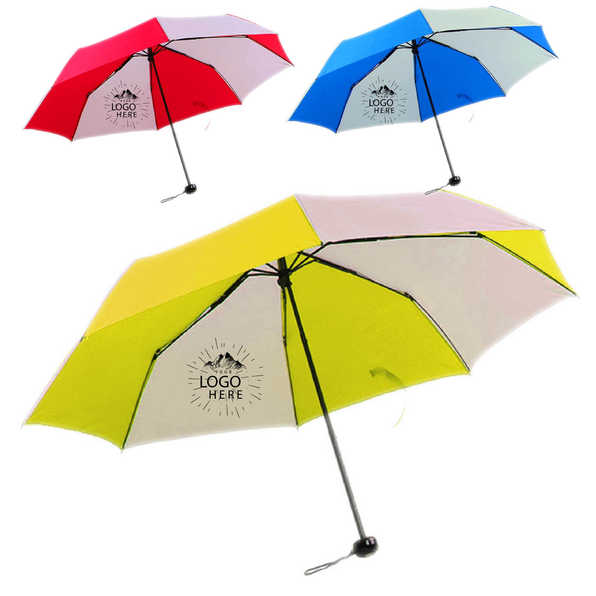 42" Arc Budget Telescopic Umbrella 1