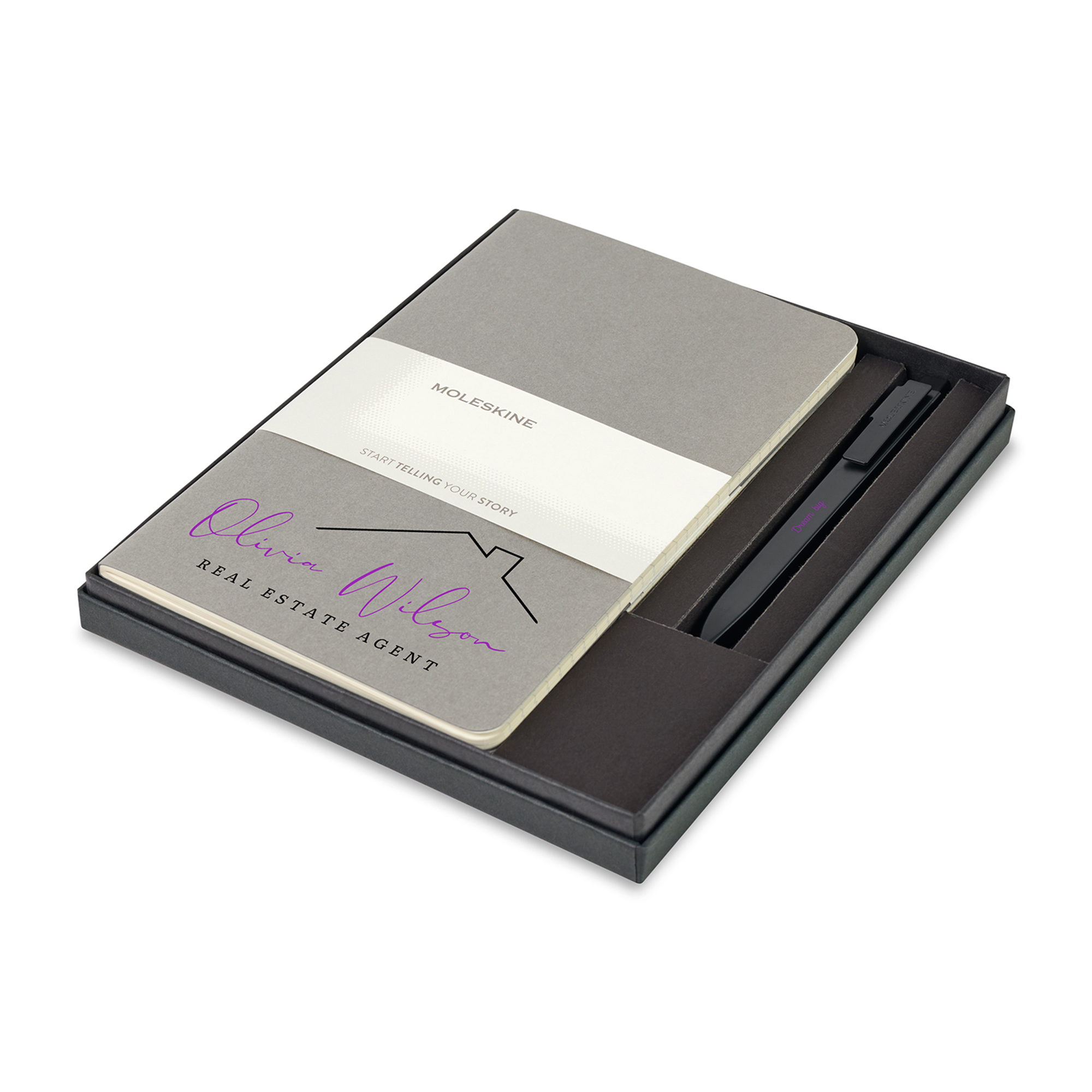 Moleskine® Large Cahier and GO Pen Gift Set 11