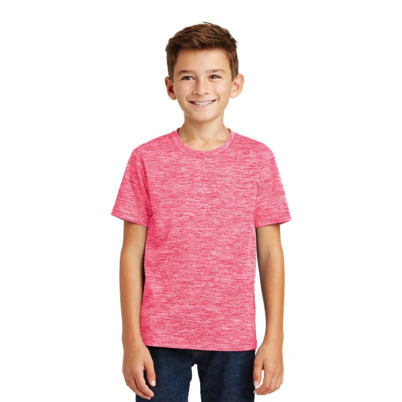 Sport-Tek Youth PosiCharge Electric Heather Tee. 20