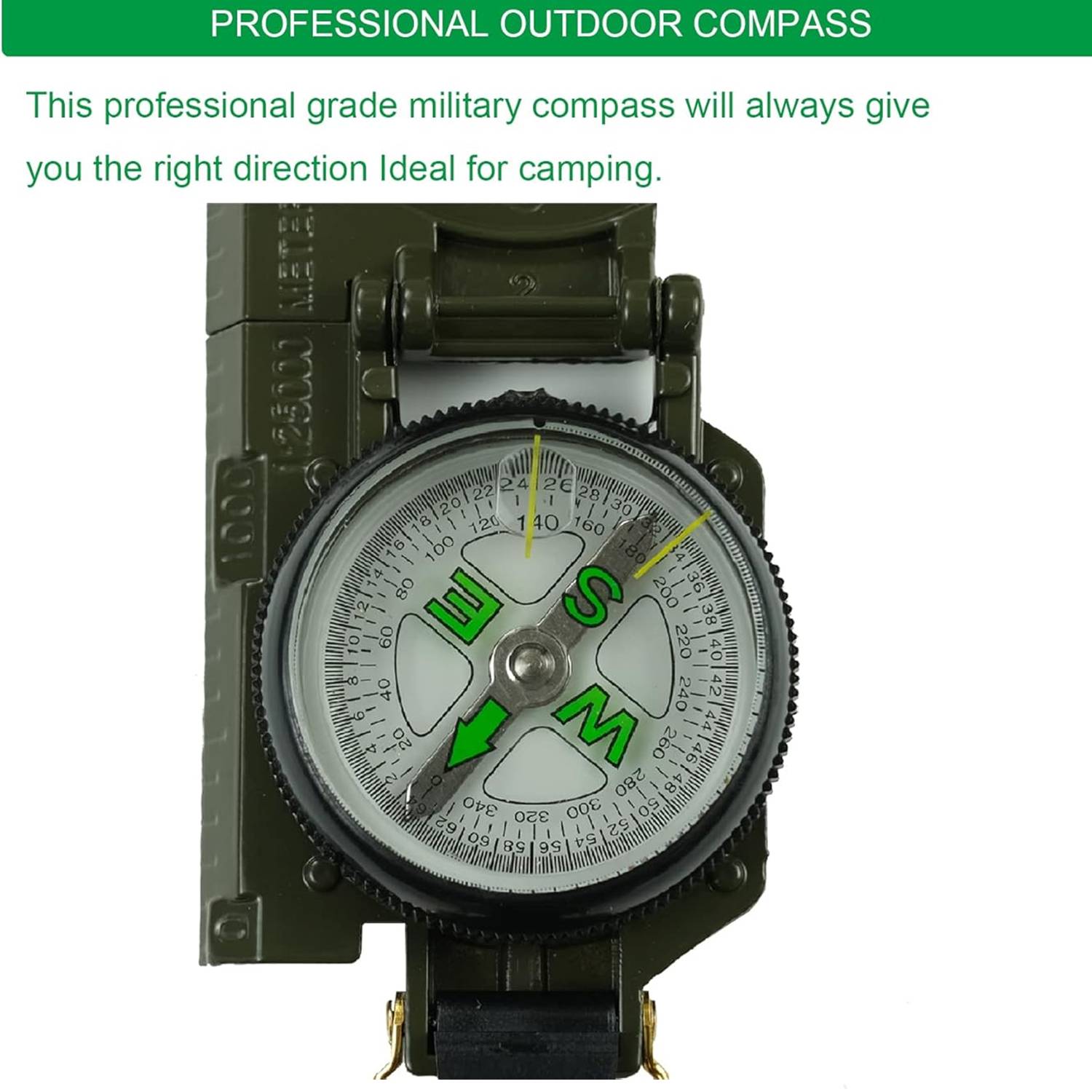 Outdoor Compass for Hunting Camping & Boy Scouts 5