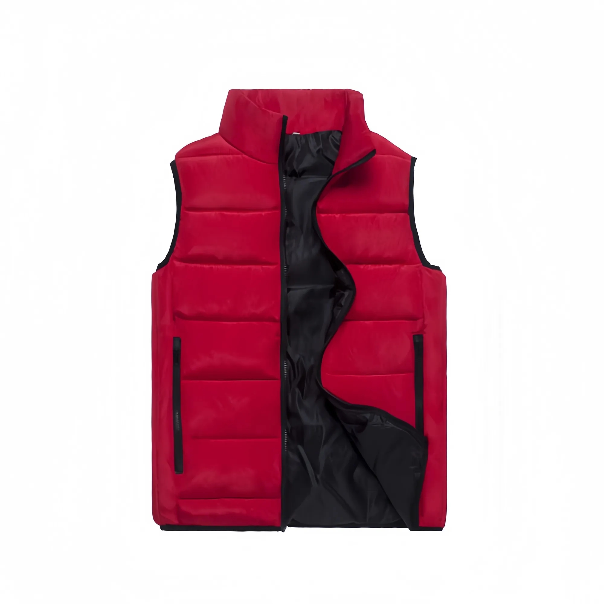Stand Collar Lightweight Insulated Vest 3