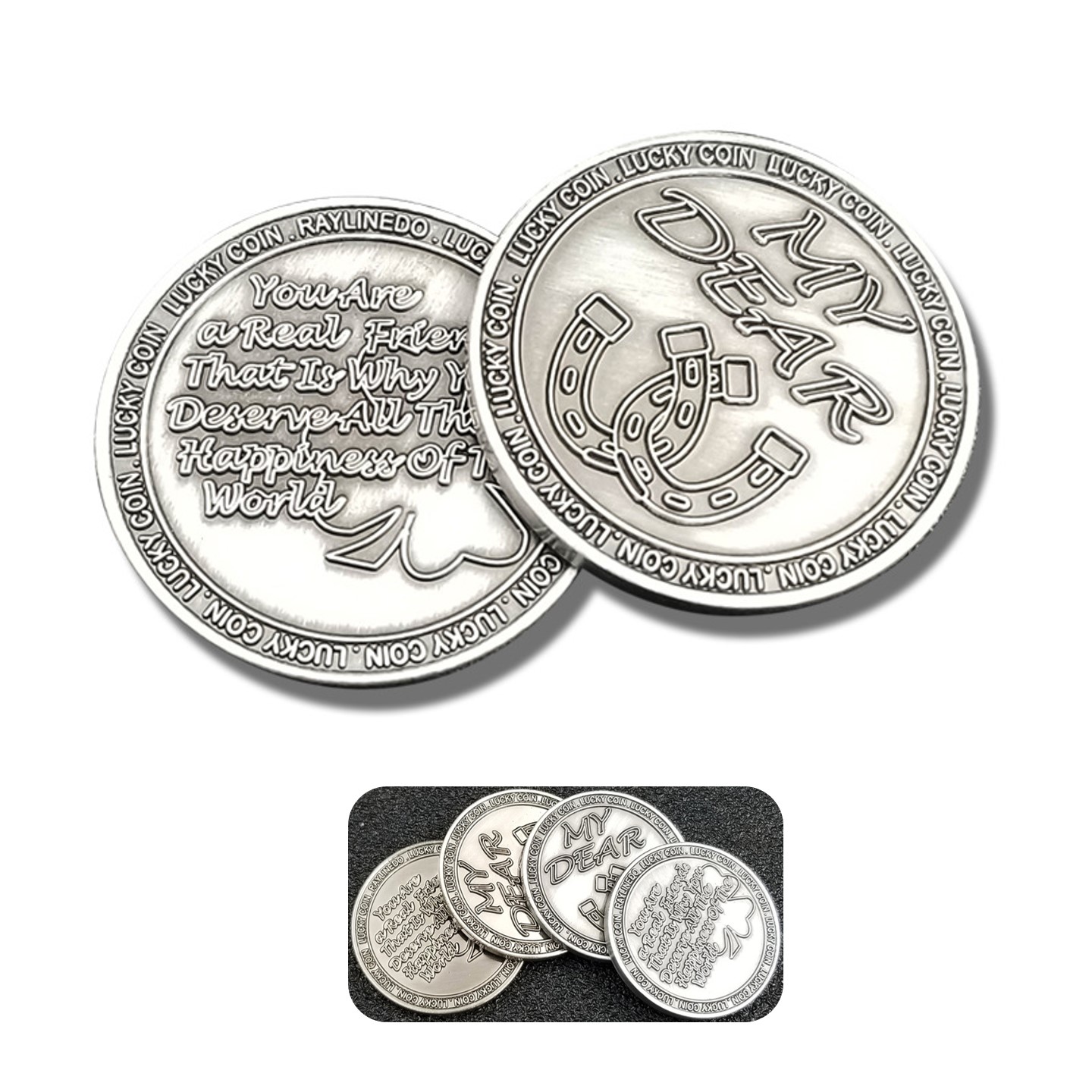 Custom Metal Game Token 2
