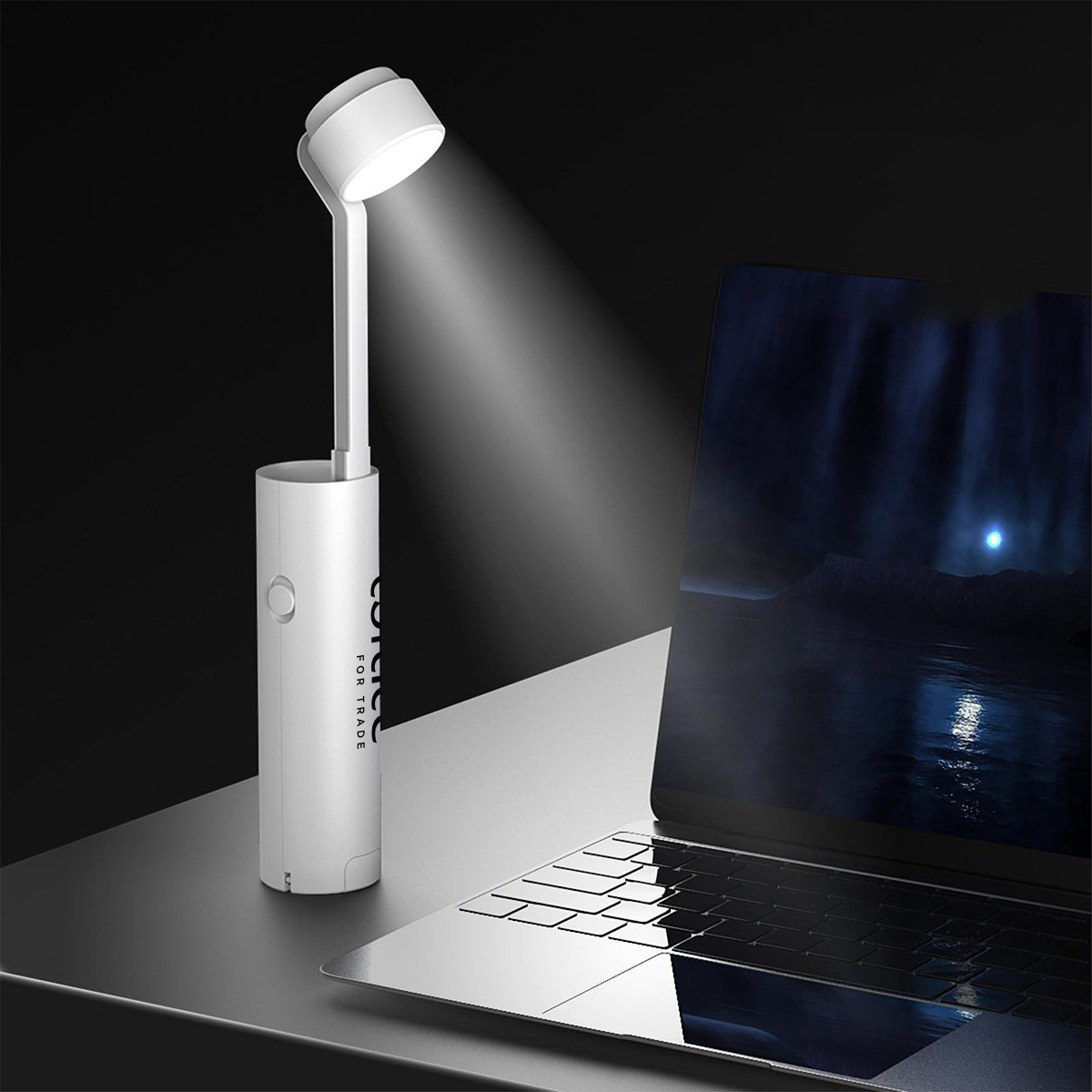 Mini LED Desk Lamp with Dimming, Phone Holder & Flashlight 11