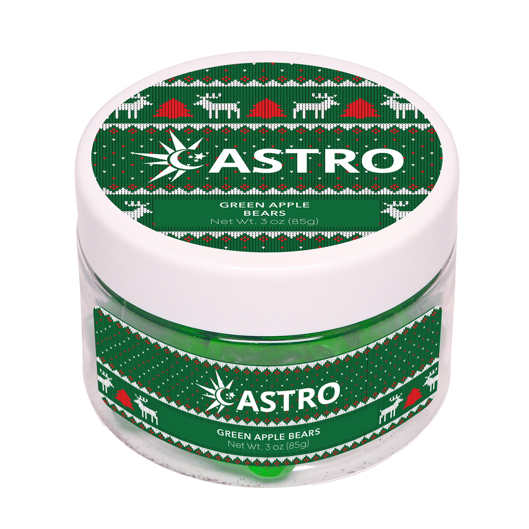 Albanese® Green Apple Gummi Bears: Small Jar 1