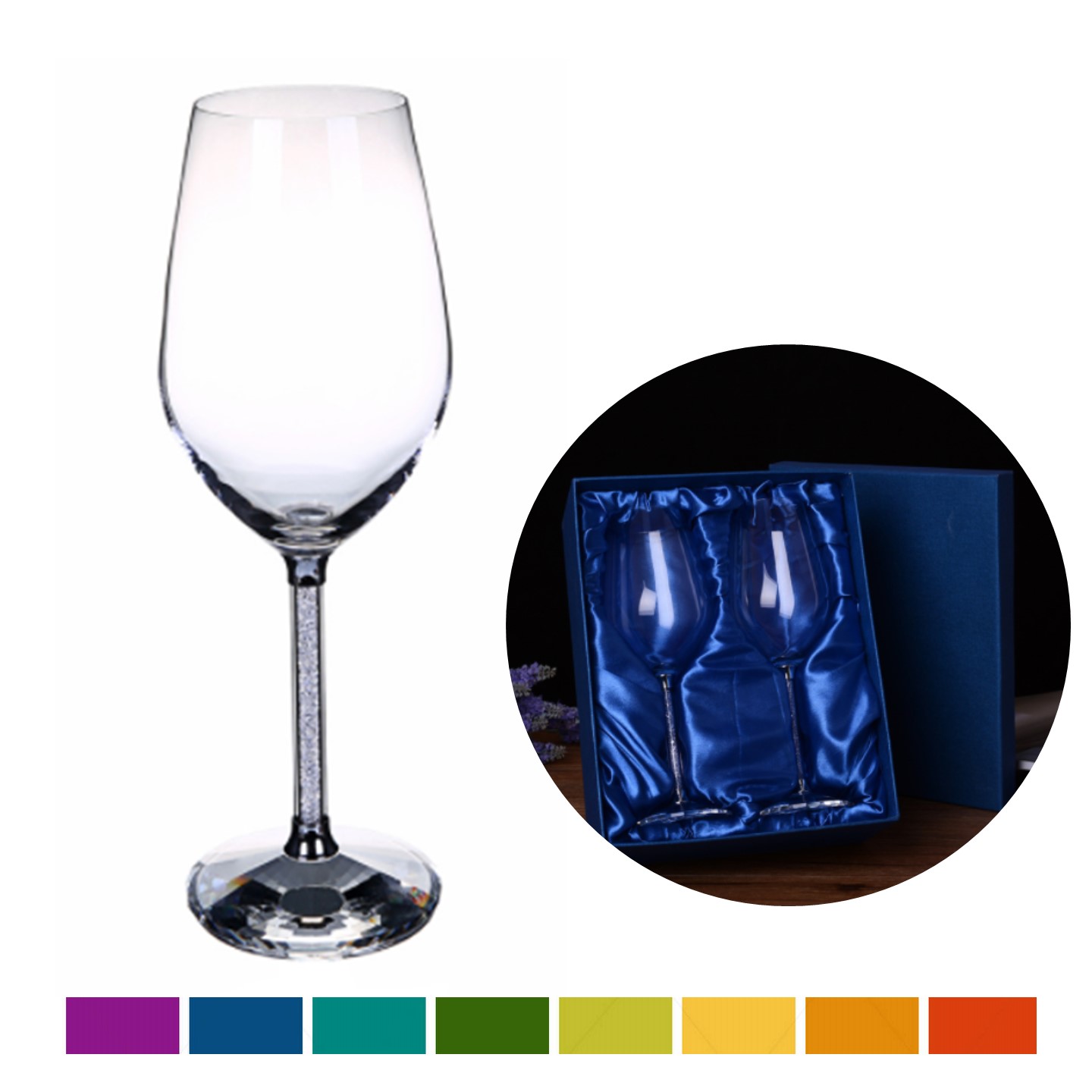 Custom Wine Glasses Gift Box 2