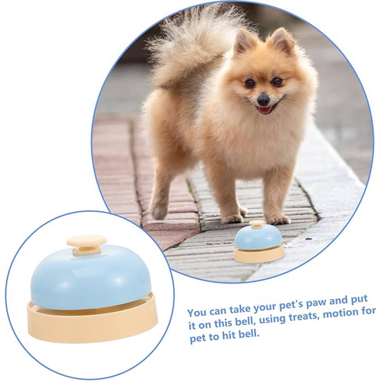 Smart Pet Training Bell Toy for Dog and Cat Food Call 2